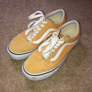 Old Skool Vans (Yellow/Gold)